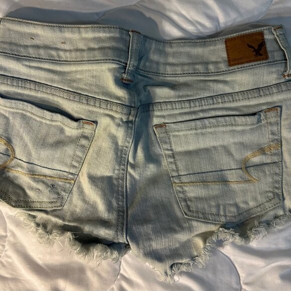 American Eagle Shorts Size 0 Embroidery - Picture 2 of 7